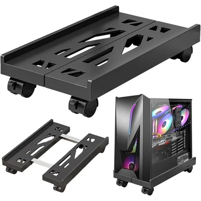 PC halterung PC Ständer PC halterung Unter Schreibtisch Computer Desktop Ständer - Bild 1 von 4