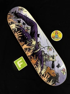 SUPER RARE Paisley Chemtrails Prince Purple Rain Skateboard Deck Sean Cliver - Picture 1 of 8