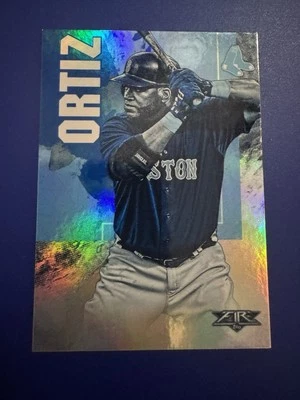 2019 Topps Fire - Blue David Ortiz #93 - Image 1 of 2