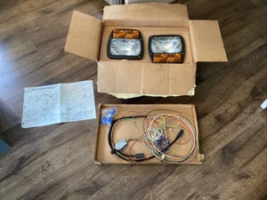 NOS NEW OEM Meyer Snow Plow Lights New Old Stock 07855 Kit With Switch Free Ship - Bild 1 von 7