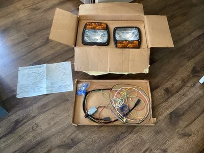 Nuevo de Lote Antiguo OEM Meyer Luces Quitanieves Nuevo Antiguo Stock 07855 Kit Con Interruptor Envío Gratis Foto 1 de 4