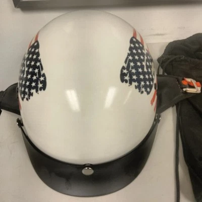 Vintage Motorcycle Biker Helmet Torc T55 Half Shorty Naked DOT Certified Medium - Image 1 of 4