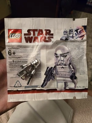 LEGO Star Wars Chrome Stormtrooper Minifigure 4591726 2853590 Polybag Sealed NEW - Image 1 of 3