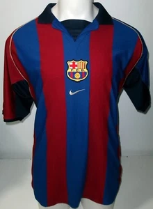 RIVALDO camiseta original Nike 2001 2002 blaugrana 01-02 samarreta FC BARCELONA - Imagen 1 de 8