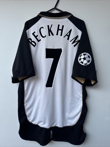Maillot Manchester United 2001-2002 - Umbro #7 Beckham - Taille L Garçon - Occasion Collector