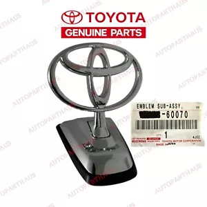 FITS: 98 - 07 TOYOTA LAND CRUISER J100 FRONT HOOD CHROME EMBLEM LOGO OEM NEW - Picture 1 of 4