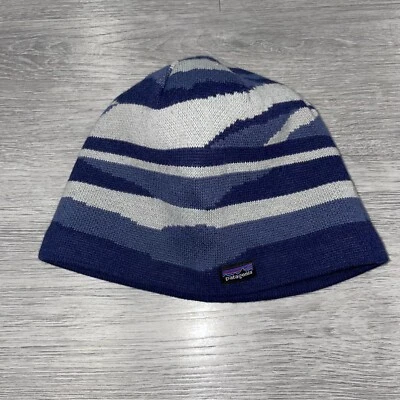 Patagonia One Size Adult Wool Blend Fleece Lined Knit Athletic Beanie Hat - Image 1 of 4