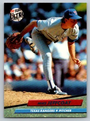 1992 Ultra #134 Mike Jeffcoat Texas Rangers - Image 1 of 2