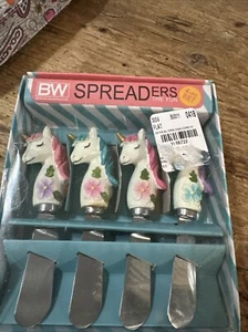 Bw Spreaders 4 Pieces Unicorns - Picture 1 of 3
