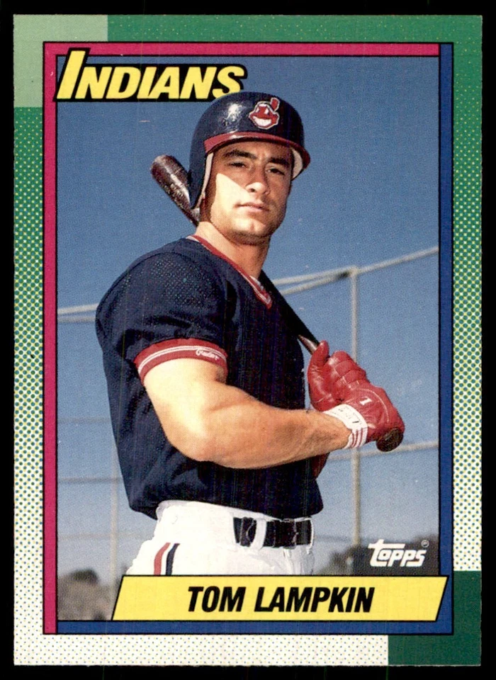 1990 Topps Tom Lampkin Cleveland Indians #172 - Image 1 of 2