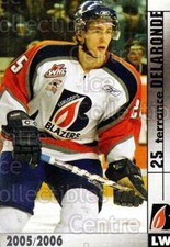 2005-06 Kamloops Blazers #3 Terrance Delaronde