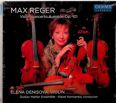 Max Reger: Violin Concerto -Gustav Mahler Ensemble CD *NEW -Elena Denisova - Image 1 of 2