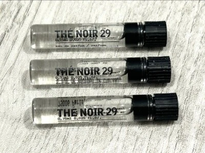 (3) Le Labo The Noir 29 Eau de Parfum EDP Sample Vial .025oz, .75ml - Image 1 of 2