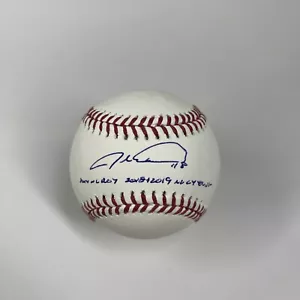 Mets Jacob deGrom Signed Inscribed Baseball Roy and Cy Young Inscriptions - Picture 1 of 8