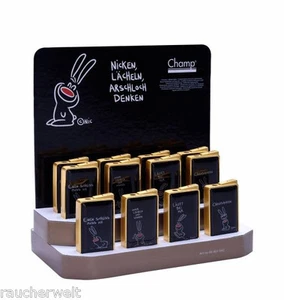 Elektronik Gas Feuerzeug Motivfeuerzeug Lighter Schwarz Gold Design Serie - Bild 1 von 5