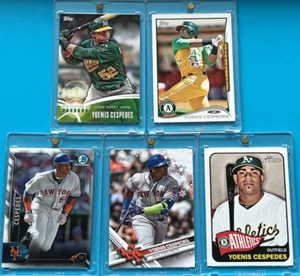 2014 TOPPS + THE FUTURE IS NOW - YOENIS CESPEDES (XRC's) #FN-13 (SP) + Bowman +2 - Picture 1 of 2