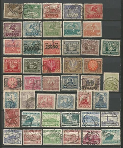 Pologne 1920/30 lot de 45 timbres oblitérés /TR716 - Imagen 1 de 1