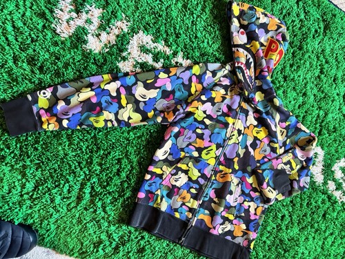 A BATHING APE (BAPE) BAPE Shark PONR multi mimetico full zip taglia XL