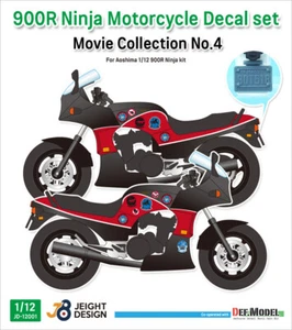 900R Ninja Decal set -Movie Collection No.4  JEIGHT design JD12001 , SCALE 1/12 - Picture 1 of 9