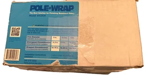 Juego de tapa y base de roble macizo POLE-WRAP modelo de 3" postes de sótano de acabado #85CB30 - Imagen 1 de 7