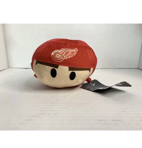 NWT NHL Detroit Red Wings Hockey Plush Stuffed Toy Red White Fan Merchandise 4x6 Cover