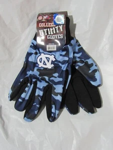 NCAA North Carolina 3 Color Camo Utility Gloves w/Black Palm by FOCO - Picture 1 of 2