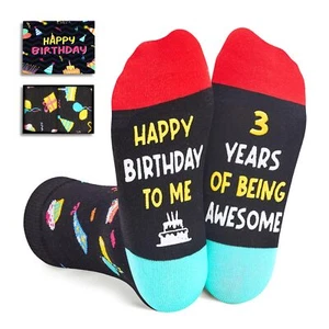 3rd Birthday Gifts for Boys - Socks for Toddlers 3t 3 Year Old Boy Girl Gift ... - Picture 1 of 5
