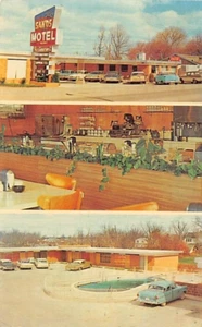 Postcard AR: Sands Motel & Restaurant, Rogers, Arkansas, Posted 1965 - Picture 1 of 2