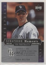 2005 Upper Deck Portraits Scrapbook Moments /250 Todd Helton #SM-TH