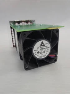 Lot of 2 Delta FFB0412UHN High-Speed Server Fans w/ holders - Picture 1 of 3