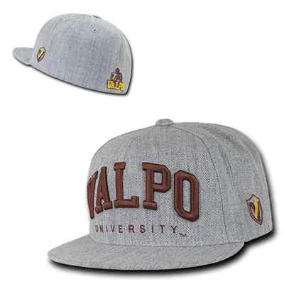 Valpo Valparaiso University Crusaders NCAA Fitted Flat Bill Baseball Cap Hat - Image 1 of 3