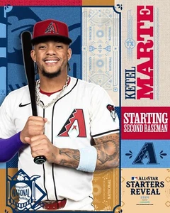 Ketel Marte 2024 MLB All-Star Arizona Diamondbacks 8x10 MLB Baseball Photo - Picture 1 of 1