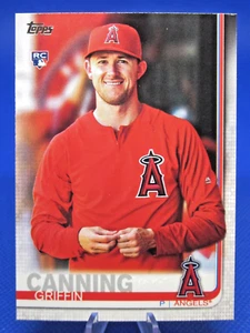 2019 TOPPS UPDATE #US200 GRIFFIN CANNING SP SHORT PRINT VARIATION ANGELS ROOKIE - Picture 1 of 2