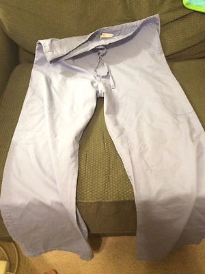 ADULT LIGHT BLUE MEDICI EWC SCRUB BOTTOMS PANTS SIZE SMALL! - Image 1 of 4