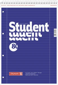 Brunnen Collegeblock Din A4 Kopfspirale 80 Blatt 70g/m² liniert Linkshänder - Bild 1 von 2