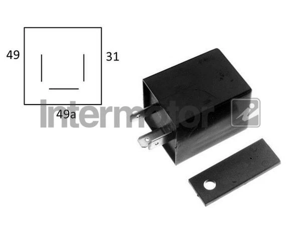 Indicator Flasher Relay FOR VW DERBY 1.0 1.1 1.3 900 77->84 80 86 86C SMP - Image 1 of 1