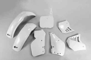 UFO Motocross EVO Plastic Kit Yamaha YZ 125 1987 - 1988 WHITE - Picture 1 of 1