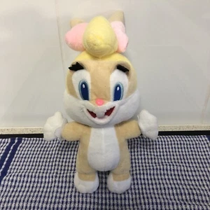 WARNER BROTHERS MOVIE WORLD Baby LOONEY TUNES "LOLA" Bunny Rabbit PLUSH SOFT TOY - Picture 1 of 5