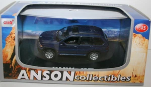 ANSON 1/43 80808 BMW X5 METALLIC BLUE - Picture 1 of 1