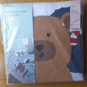 Next Christmas Scene Bedding Set- Single Size - Picture 1 of 5