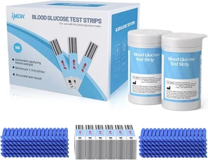 IMDK GLU-T1 Blutzuckerteststreifen zur Verwendung mit Diabetes Zucker... - Bild 1 von 3
