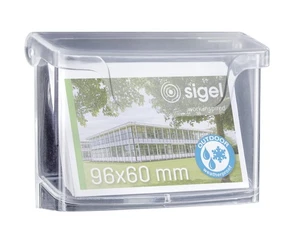 Outdoor Wall-Mounted Business Card Holder for Up to 60 Cards - Picture 1 of 4