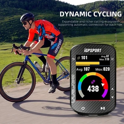 ANT+ Wireless Bike Speedometer Bluetooth Route Navigation Notification Odometer - Image 1 of 4