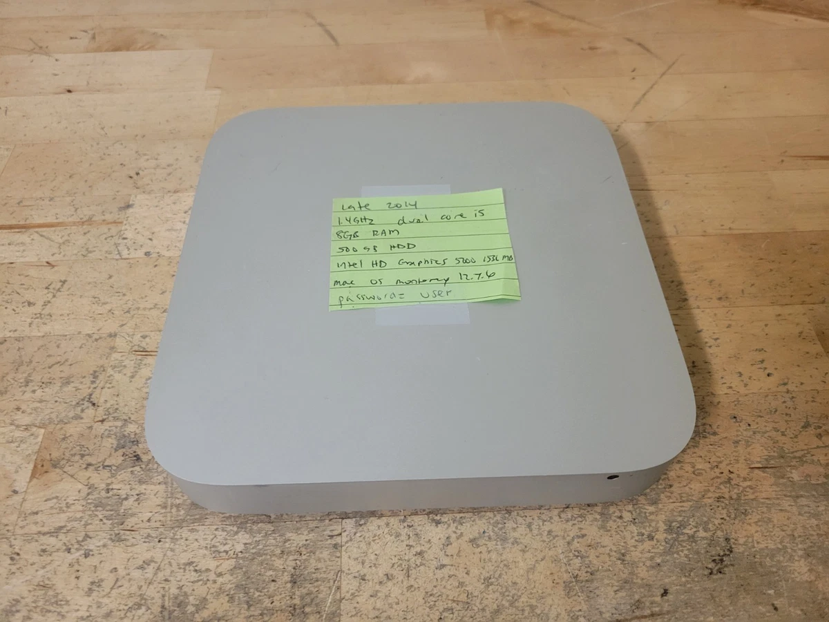 Apple Mac mini 2014 Apple Desktops 500 GB SSD Capacity-In-One