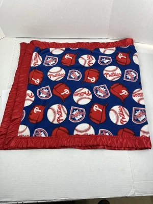 Philadelphia Phillies MLB 50” x 50” Plush Throw Blanket, Soft & Warm V - Image 1 of 4