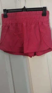 Girl's Vanilla Star Pink Athletic Shorts, Size Large - Picture 1 of 7