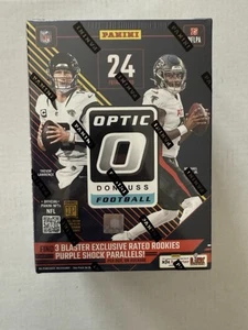 2024 Panini NFL Optic Donruss Football Trading Card Blaster Box sigillato in fabbrica - Foto 1 di 2