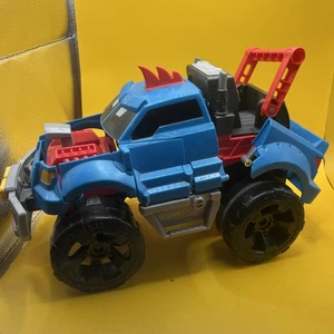 Spin Master Demo Duke Crash & Rebuild Monster Truck Blue FOR PARTS/REPAIR Works - Picture 1 of 3