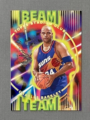 1996 Topps Stadium -Beam Team Charles Barkley B11 Fine Die Cutting Foil HOF RARE - Image 1 of 2