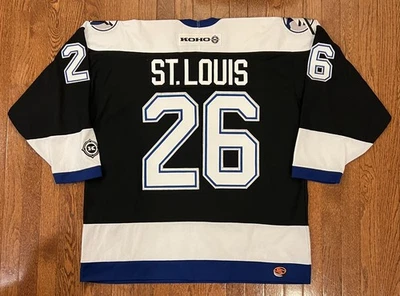 Camiseta Martin St. Louis Tampa Bay Lightning Vintage Koho 04 Cup parche Foto 1 de 4